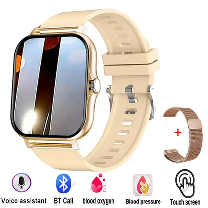 Android/IOS Phone Wireless Call AI Voice Assistant Multi Sport Modes Watch Waterproof Men Women Gift