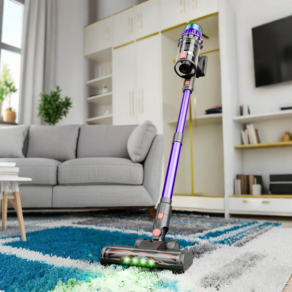 COTIAR V22 Cordless Vacuum Cleaner 650W 55000PA Home Appliance Handheld Vacuum Cleaner Cleaning Supplies Removable Battery