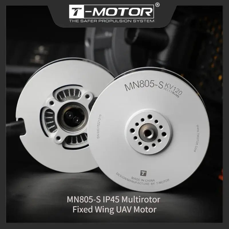 T-MOTOR MN805-S IP45 Multirotor Fixed Wing UAV Motor KV120/KV150/KV170 Brushless Motor Thrust 16KG For Heavy Multicoptor Drone