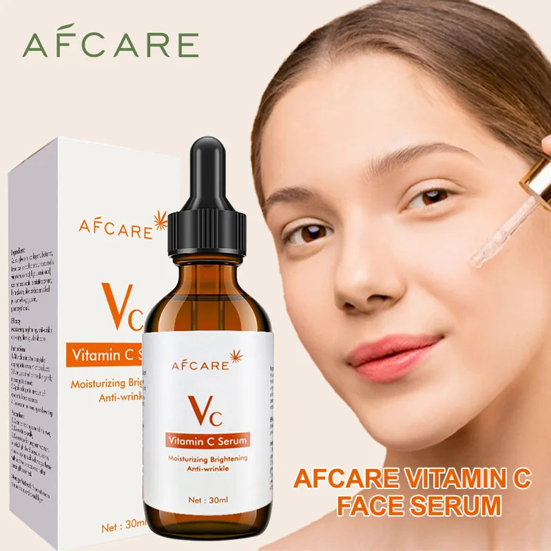 Afcare 30ML Pure Vitamin C Face Serum for Facial Moisturizing And Firming Skin 100% Natural Vitamin C Serum for Face