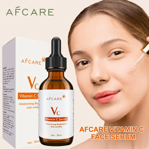 Afcare 30ML Pure Vitamin C Face Serum for Facial Moisturizing And Firming Skin 100% Natural Vitamin C Serum for Face