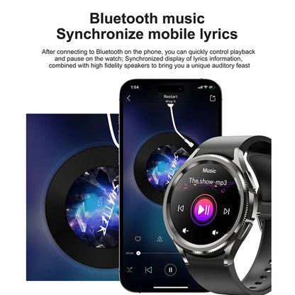 Men's Outdoor Sports 100+ Sport Modes IP68 Waterproof Watch AMOELD HD Screen Smartwatch