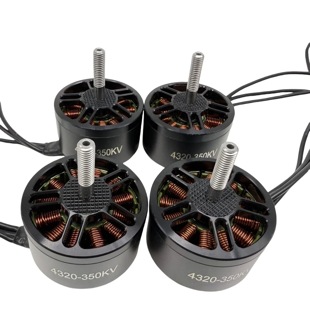 New Launch 4pcs 4320 4320 350KV 6-12S, High Speed Brushless Motor Remote X Type No. RC Drone FPV
