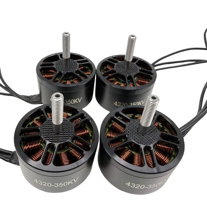 New Launch 4pcs 4320 4320 350KV 6-12S, High Speed Brushless Motor Remote X Type No. RC Drone FPV