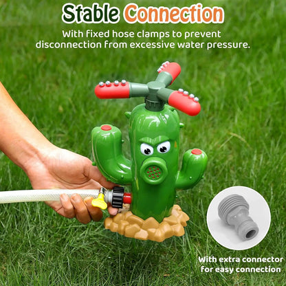 Water Spray Toy Hydrant Sprinkler Outdoor Backyard Garden Water Toys Summer Yard Cartoon Splash Sprinkler Baby Bath Toy for Kids