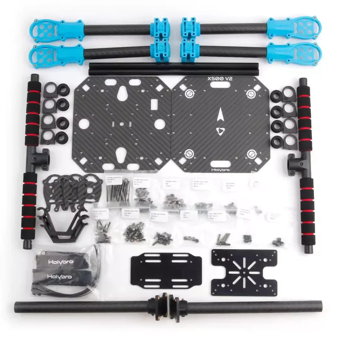 Holybro X500 V2 ARF Kit & Pixhawk 6X 6C Flight Controller & M10N & 433 915MHz 4-axis Drone Power Kit