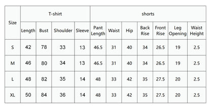 Trend Woman Crop T-Shirts & Shorts Two Pieces Set Red Roses Wrapped In Ribbons Prints Tops Slim O-Neck High Elastic Soft Clothes