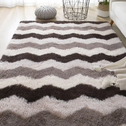 Fluffy Carpets For Living Room Nordic Lounge Rug Houses and Plush Kids Bedroom Bed Down Bedside Carpet Home Decor Furry Mat