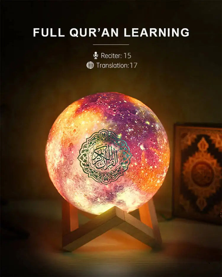Quran Azan Islamic Muslim Koran Arab Ramadan Wireless Bluetooth Speaker Portable Bright Night Light Holy Lamp Arabic Islam Sound