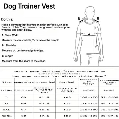Lightweight Mesh Dog Training Vest with Multiple Pockets Bite Resistant for Spring Summer Training