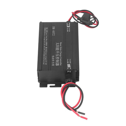 600W MPPT Boost Solar Charge Controller 12‑50V Input LCD Display Step Up Solar Charging Controller 24V 36V 48V 60V 72V