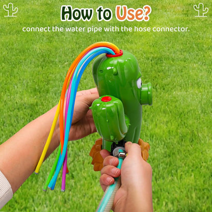 Water Spray Toy Hydrant Sprinkler Outdoor Backyard Garden Water Toys Summer Yard Cartoon Splash Sprinkler Baby Bath Toy for Kids