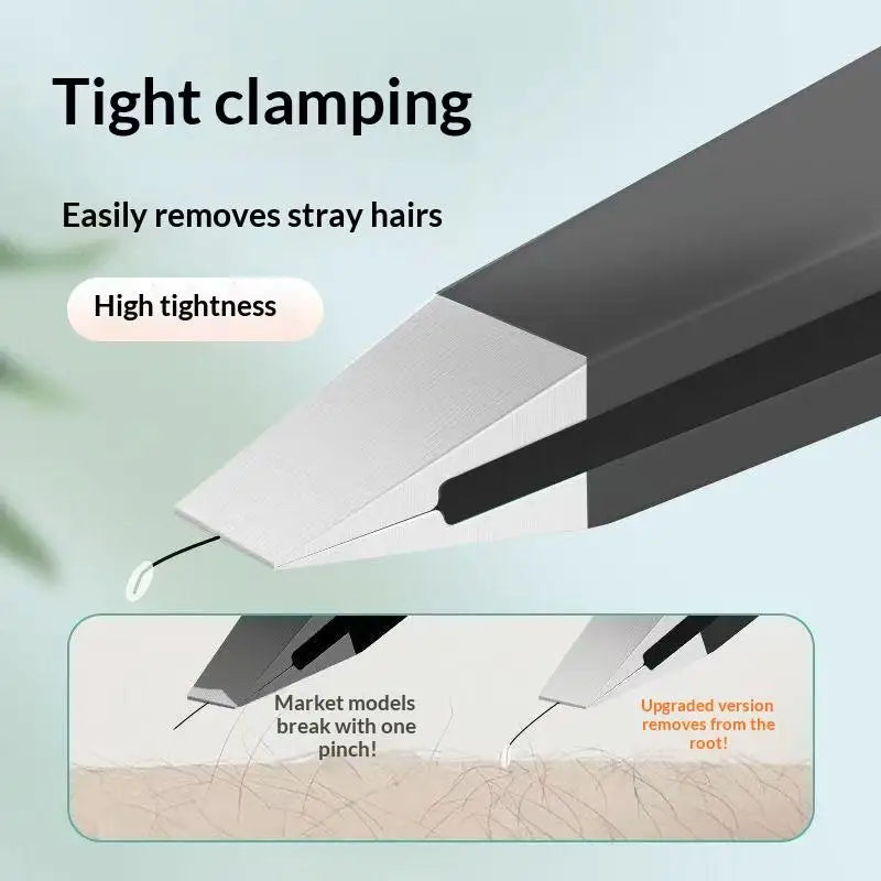 1/2Pcs Professional Grooming Eyebrow Tweezers Set Fine Hair Removal Splinter Remover for Salon Home Beauty Use