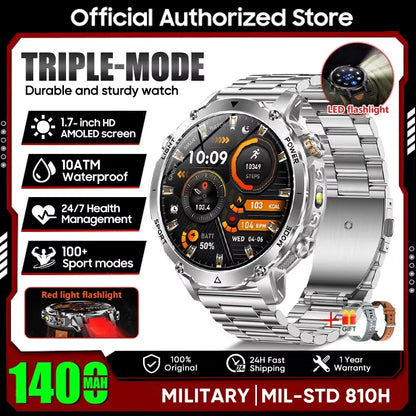 Smart Watch IP68 Waterproof Sports Run tracker Outdoors Compass Military Smartwatch