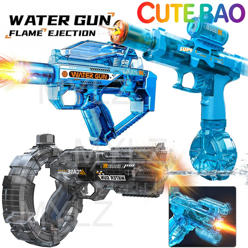 Electric Water Gun Toy Kids Water Squirt Gun High-speed Powerful Shooting Water Gun Toys Outdoor Beach Swim Pool Shooting Game