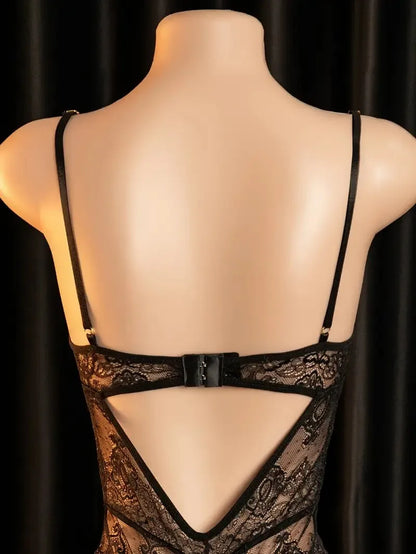 Sexy Bra & Brief Sets Woman Lace Transparent Underwear Fairy Embroidery Brief Sets Delicate Bra Kit Lingerie Thin Erotic Bras