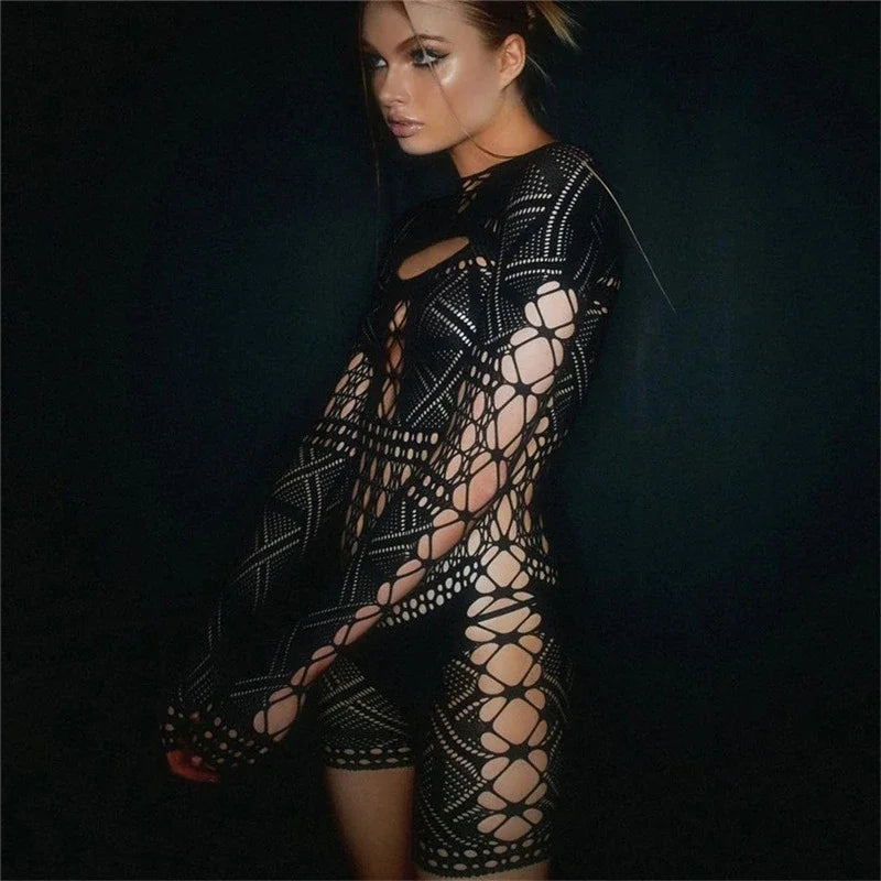 HOT Sexy Lingerie Babydoll baby doll minidress long sleeve Underwear Sleepwear Best Nightgown toy Sleepwear garment hot dress