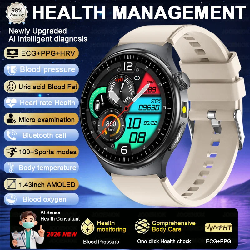 Body Blood Pressure HD Call Waterproof Sports Smartwatches Women