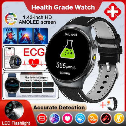 Health Check Body Temperature BT Call Sports Smart Watches For Men 2026