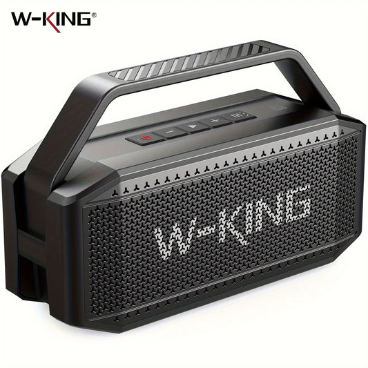 W-KING D9-1 100W Peak 60W RMS Deep Bass Bluetooth Speaker, IPX6 Portable Waterproof Loud Bluetooth Speakers Wireless with Subwoofer