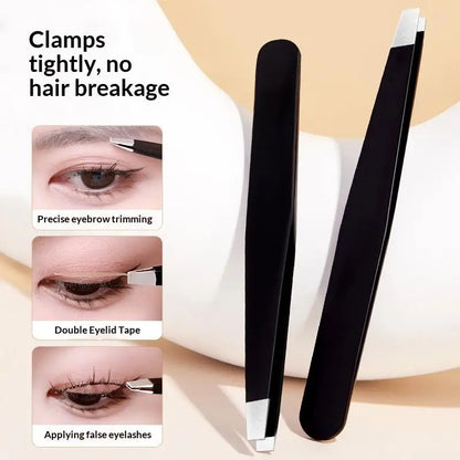 1/2Pcs Professional Grooming Eyebrow Tweezers Set Fine Hair Removal Splinter Remover for Salon Home Beauty Use