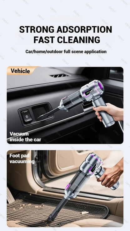 Car Vacuum Cleaner 998000PA Cordless Powerful Portable Mini Car Vacuum Cleaner for Home Handheld Blower Car Cleaner