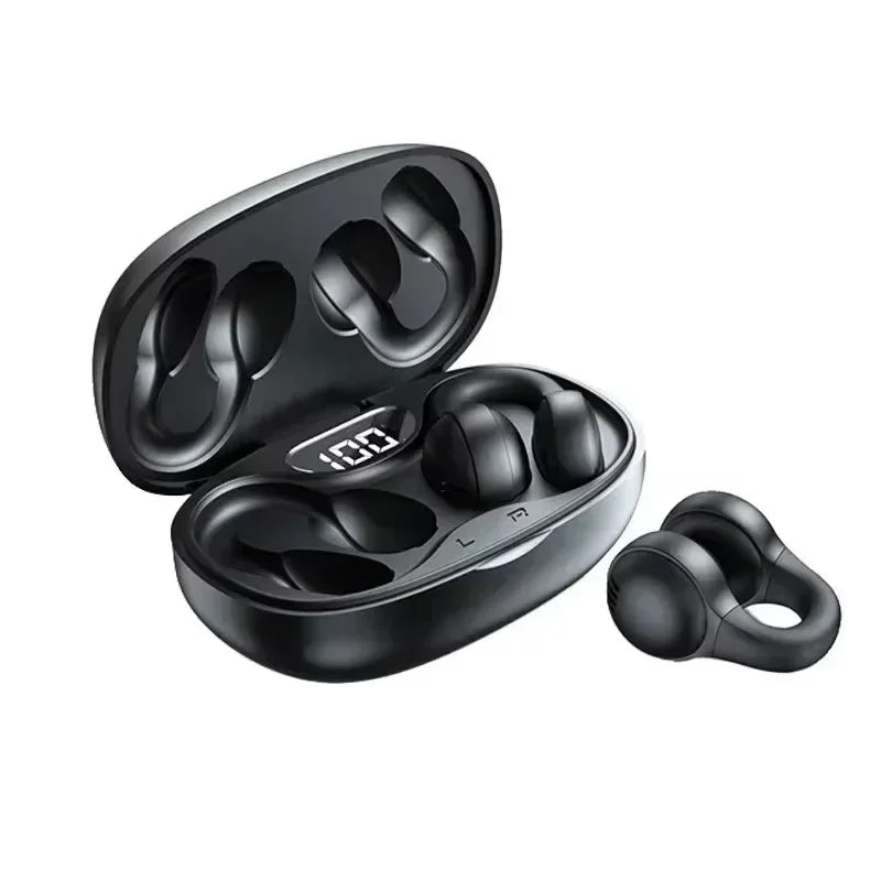 NEW X58 Wireless Earphones Noise Reduction Bluetooth LDE Power Display Earbuds in-Ear Headsets with Mic Touch Control for Phone