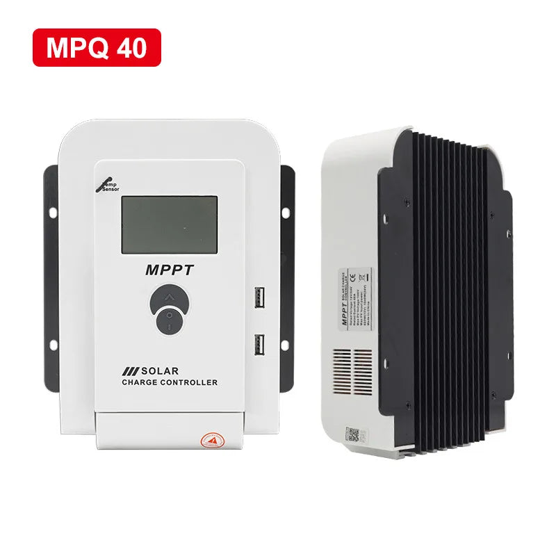 MPPT Solar Charge Controller 10A20A30A40A50A60A Smart LCD Charging 12V24V Auto Photovoltaic Controller Bluetooth