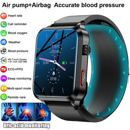 2026 New Airbag Smart Watch man air Pump ECG True Accurately Blood Pressure