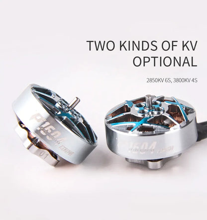 T-MOTOR P1604 KV2850 6S / KV3800 4S Brushless Motor 2mm Shaft for 3.5" Sub250g FPV Racing Drone - Lightweight Freestyle Build