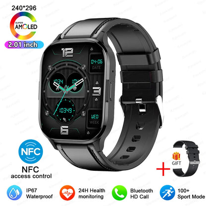 Ultra Thin Smart Watch Man Women Screen Always Display Time Sports