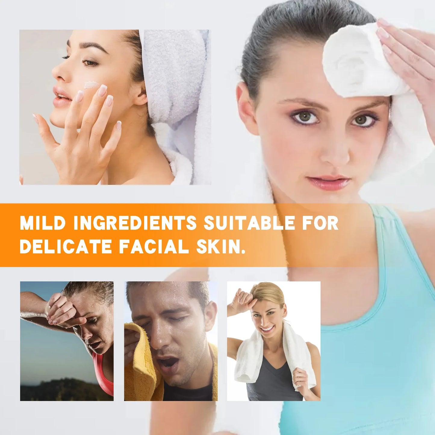Face Antiperspirant Cream Odor Cleaning Skin Drying Oil Control Refreshing Keep Makeup Antiperspirant Sweaty Lasting Lotion 50ml