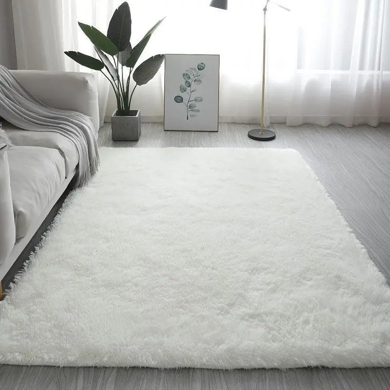 Fluffy Carpets For Living Room Nordic Lounge Rug Houses and Plush Kids Bedroom Bed Down Bedside Carpet Home Decor Furry Mat