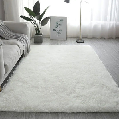 Fluffy Carpets For Living Room Nordic Lounge Rug Houses and Plush Kids Bedroom Bed Down Bedside Carpet Home Decor Furry Mat
