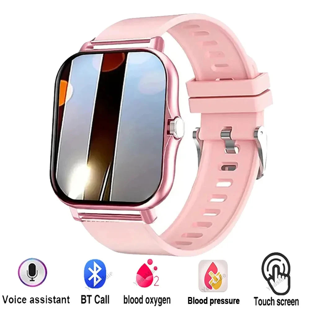 Android/IOS Phone Wireless Call AI Voice Assistant Multi Sport Modes Watch Waterproof Men Women Gift