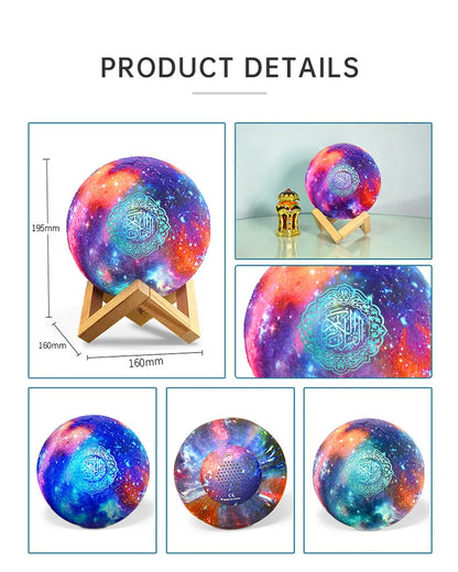 Quran Azan Islamic Muslim Koran Arab Ramadan Wireless Bluetooth Speaker Portable Bright Night Light Holy Lamp Arabic Islam Sound