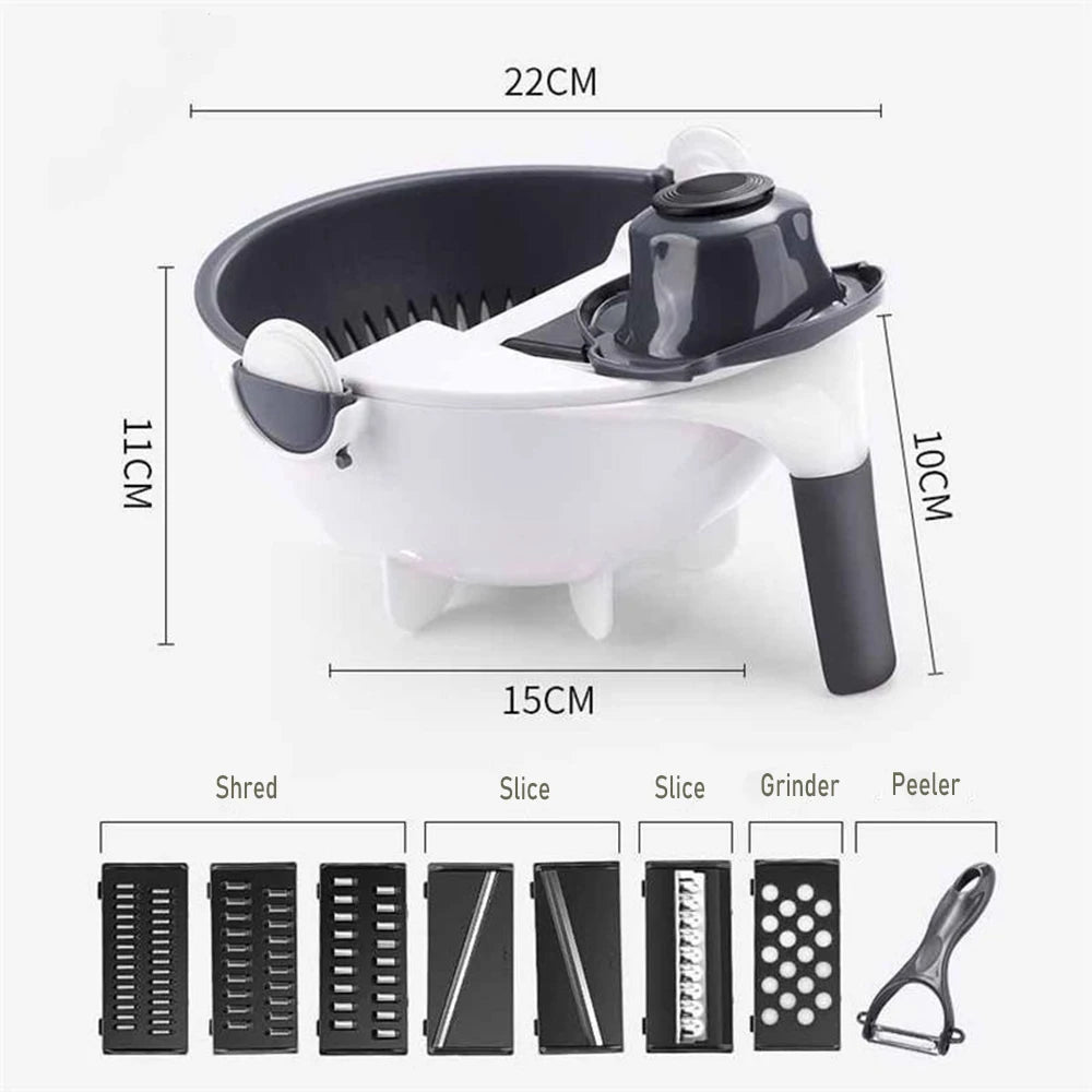 9 in 1 Vegetable Cutter Multi-Functional Potatoes