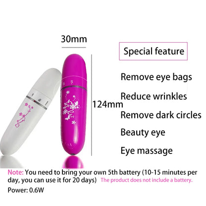 Eye Care Beauty Instrument Remove Wrinkle Dark Circles Puffiness Anti-aging  Mini Electric Portable Eyes Vibration Massager