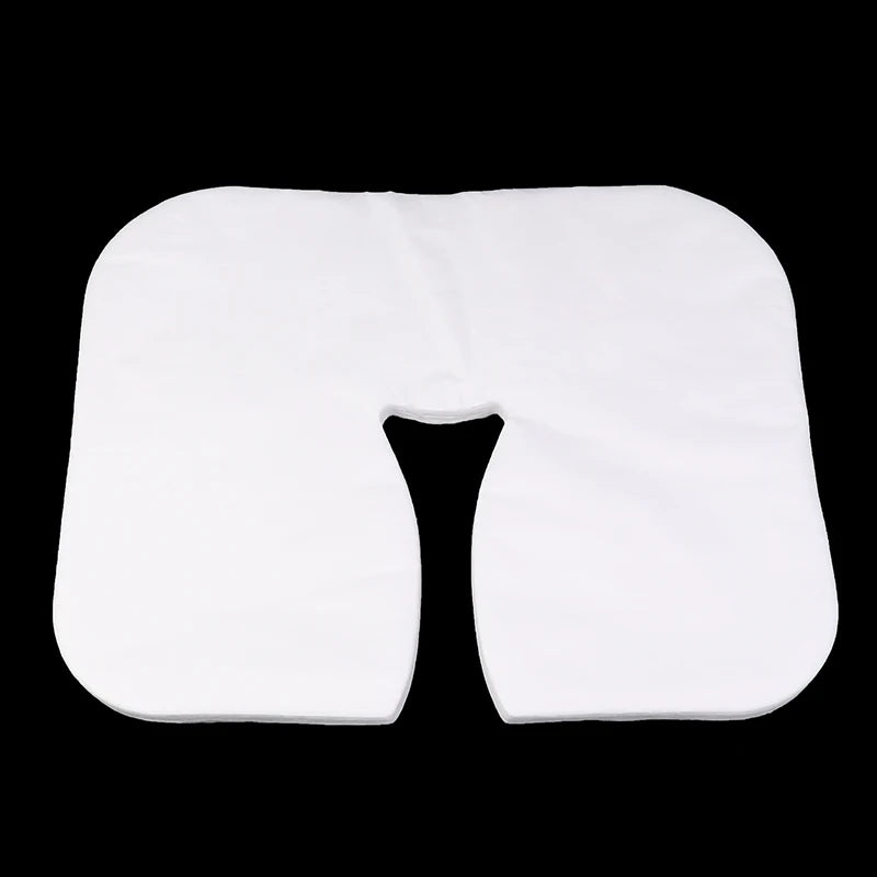 100/200Pcs SPA Face Massage Pad Beauty Salon Massage Headrest Pad Disposable Cotton Pillow Towel Cover Face Skin Care Tool