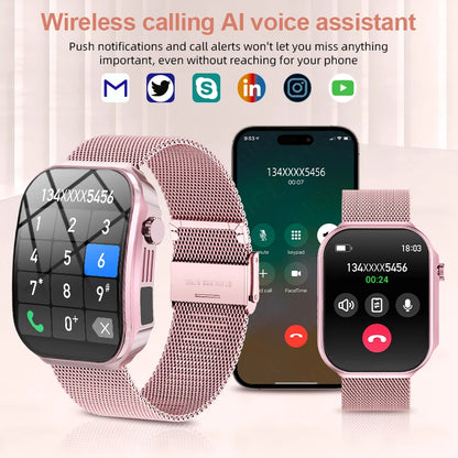 Heart Rate Waterproof Music Bluetooth Call Smartwatch