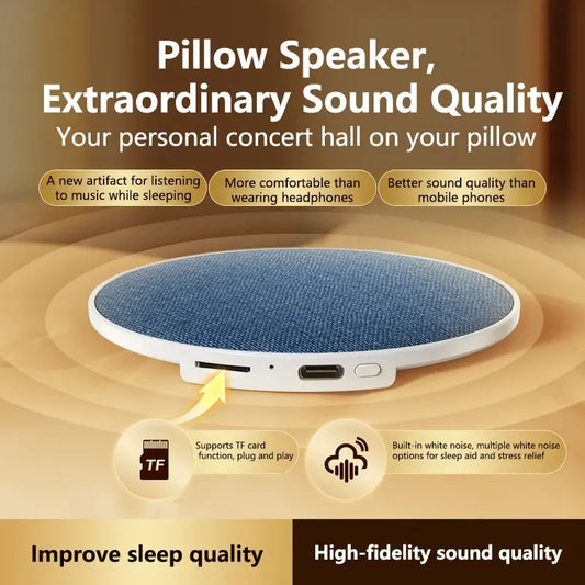 Pillow Side Sleep Aid Speaker Ultrasonic Sleep Aid High Dynamic Sound Quality Under Pillow Butterfly Bluetooth Speaker 2026