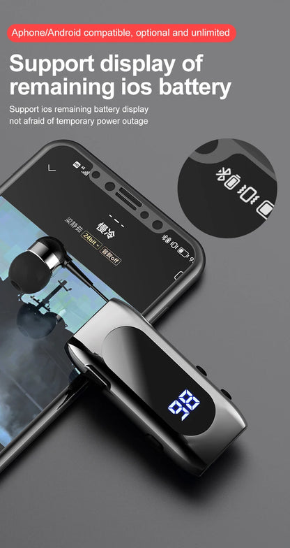 2023K55 Talk Time 20 Hours Headset  Call Remind Vibration Sport Clip Driver Auriculares Earphone PK F920