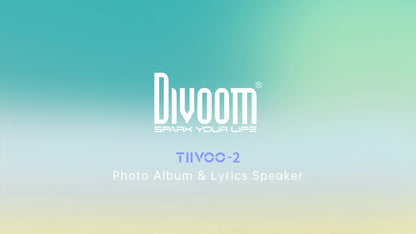 Divoom T-tiivoo-2 Mini small tv portable Radio FM with Adjustable Antenna Vintage Wireless 5.0 Bluetooth Speaker cute gift