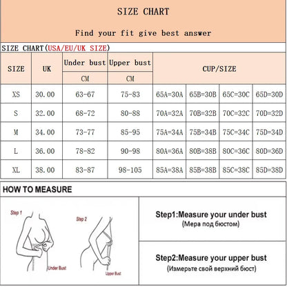 Women's Sexy Push Up Bra & Brazilian Panties Set - Lace Underwire Sheer Mesh Lingerie, Adjustable Straps Comfort Fit for Daily