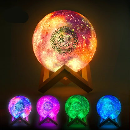 Quran Azan Islamic Muslim Koran Arab Ramadan Wireless Bluetooth Speaker Portable Bright Night Light Holy Lamp Arabic Islam Sound