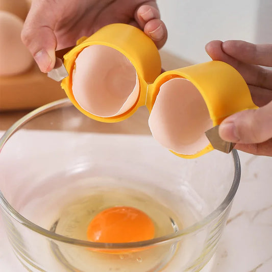 Eggshell Opener Beater Egg Shell Separator Household Kitchen Baking Tool Kitchen Gadgets Kitchen Accessories Egg Holder