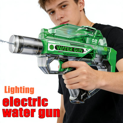 Electric Water Gun Toy Kids Water Squirt Gun High-speed Powerful Shooting Water Gun Toys Outdoor Beach Swim Pool Shooting Game