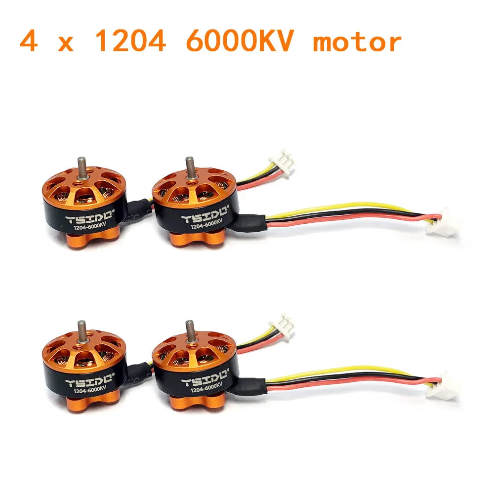 YSIDO 1204 6000KV 2-3S micro Brushless Motor for Tyro89 FPV Racing Drone 3 Inch Toothpick Mini Multirotor 100-150mm Frame kit
