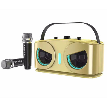 Karaoke Wireless Portable Bluetooth Speaker With Microphone Subwoofer Machine Powerful Sound Box Music Caixa De Som Audio Bocina