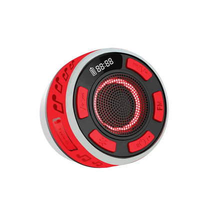 Waterproof Bluetooth Speaker with Strong Suction Cup, Mini Portable Wireless Shower Speaker for Bathroom, Home Outdoor Use